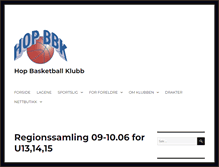 Tablet Screenshot of hopbasket.no